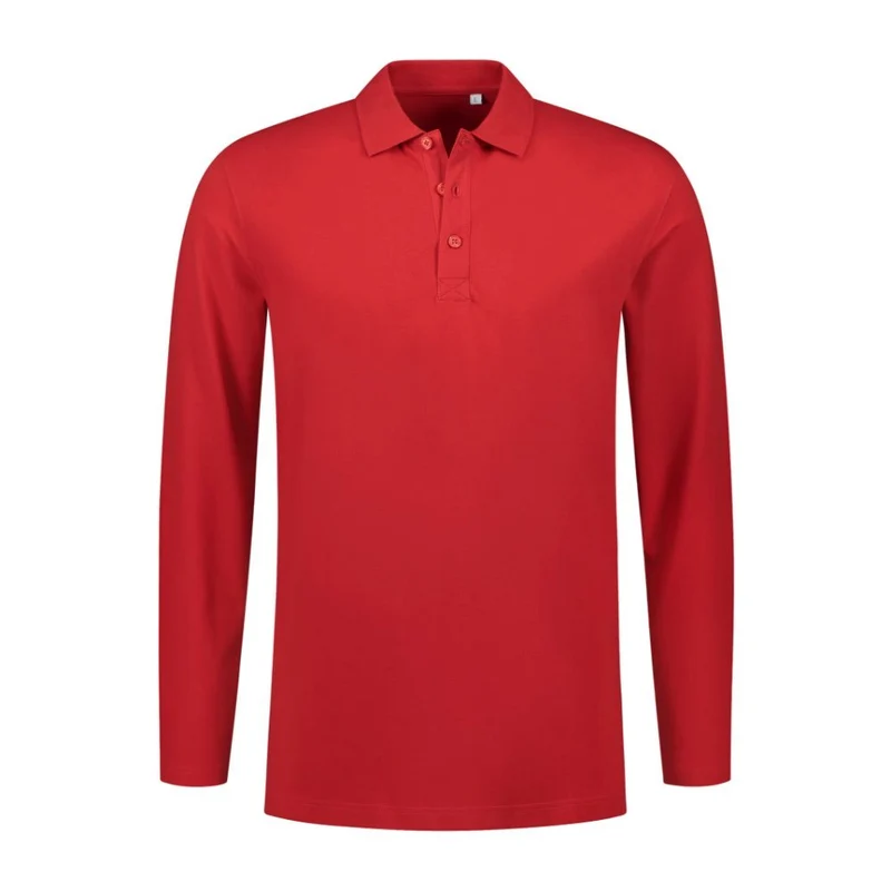 Lemon & Soda Polo Basic Stretch Lange Mouwen Heren LEM3576