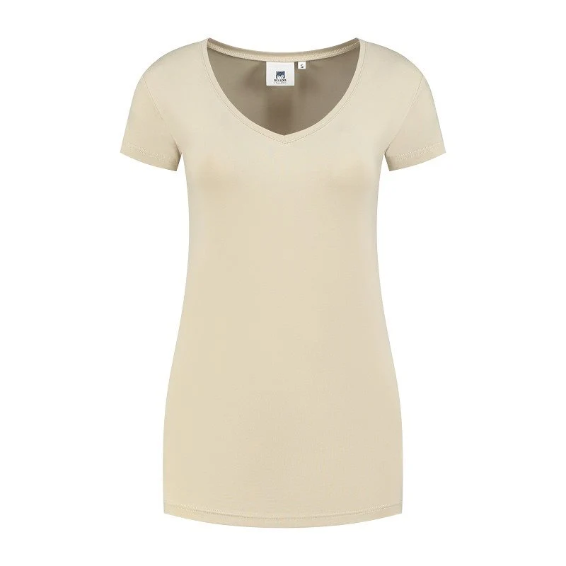 Lemon & Soda T-shirt V-hals Korte mouw Dames LEM1262