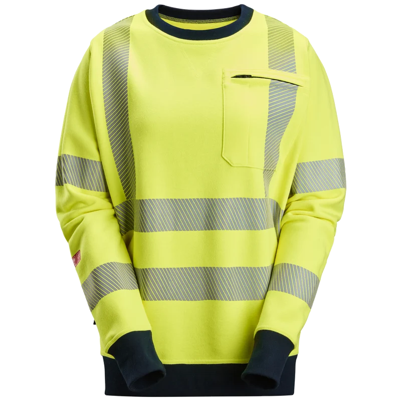 Snickers ProtecWork Dames Sweatshirt High-Vis KL3/2 2876