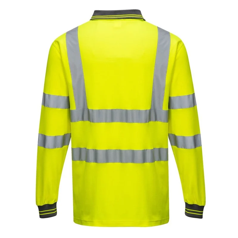 Portwest 55% Katoen Comfort Polo Lange Mouw CL.3 S271
