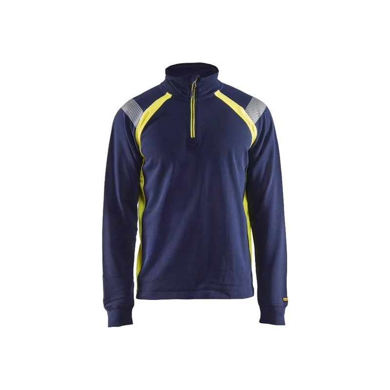 Blaklader Sweatshirt Half Zip Visible 3432-1158