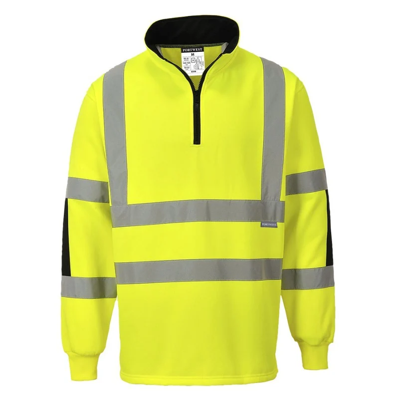 Portwest Xenon Rugby Sweatshirt Half Zip CL.3 B308
