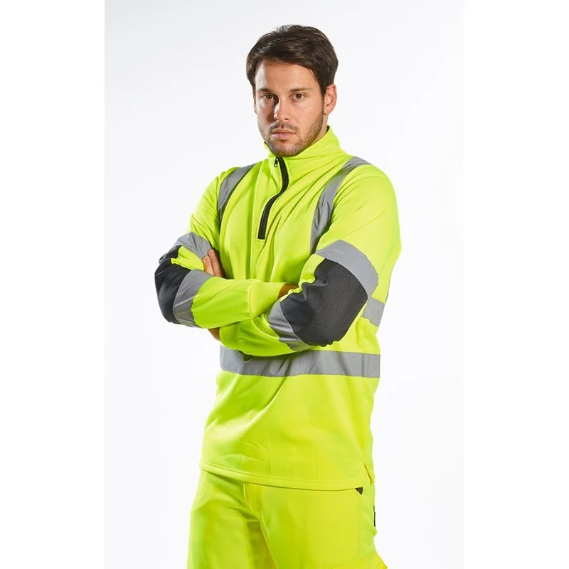 Portwest Xenon Rugby Sweatshirt Half Zip CL.3 B308