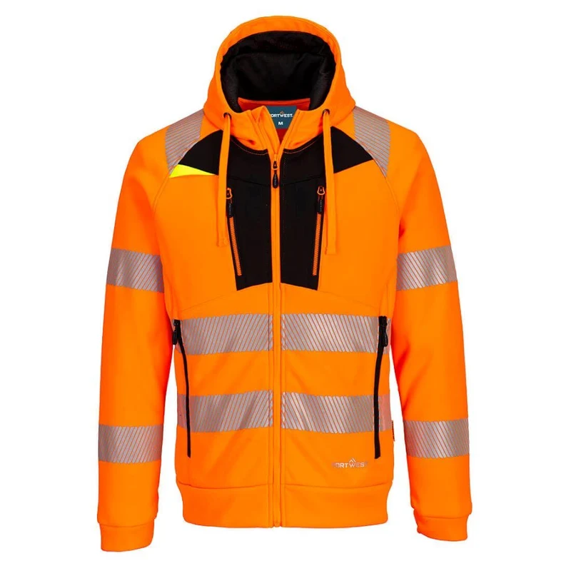Portwest DX4 Hi-Vis Funnel Neck Sweatshirt DX477