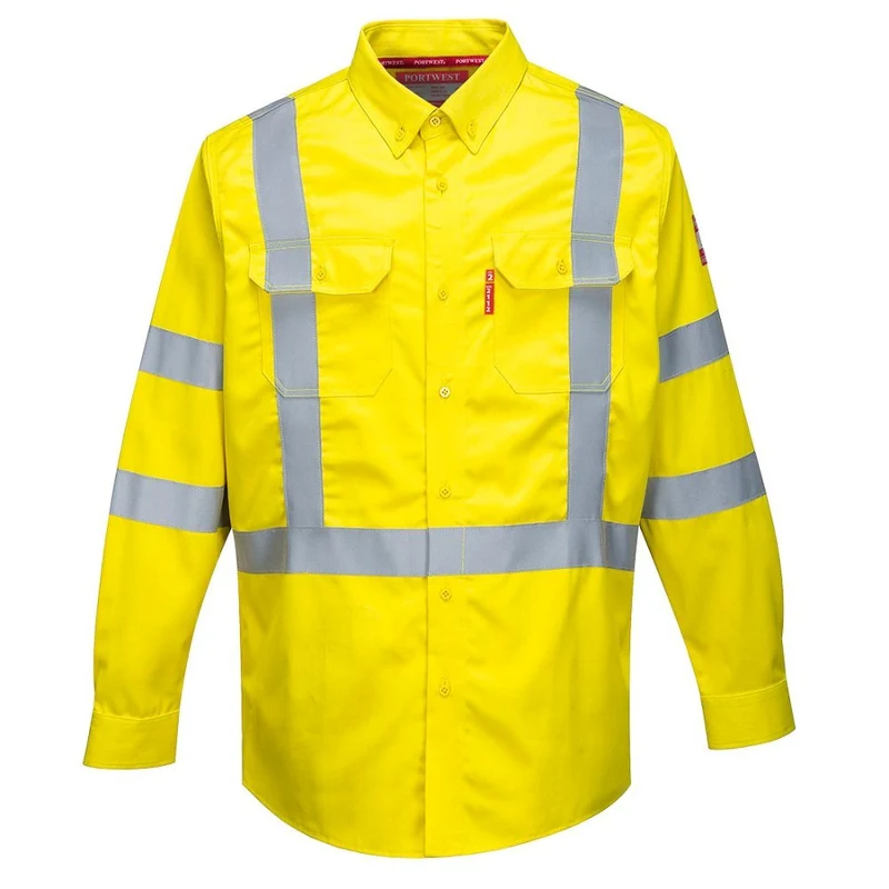 Portwest Hi-Vis Bizflame Shirt 88/12 CL.3 FR95