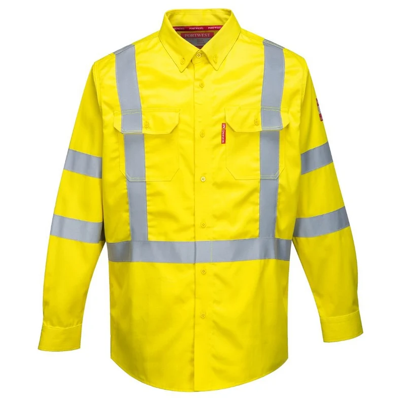 Portwest Hi-Vis Bizflame Shirt 88/12 CL.3 FR95