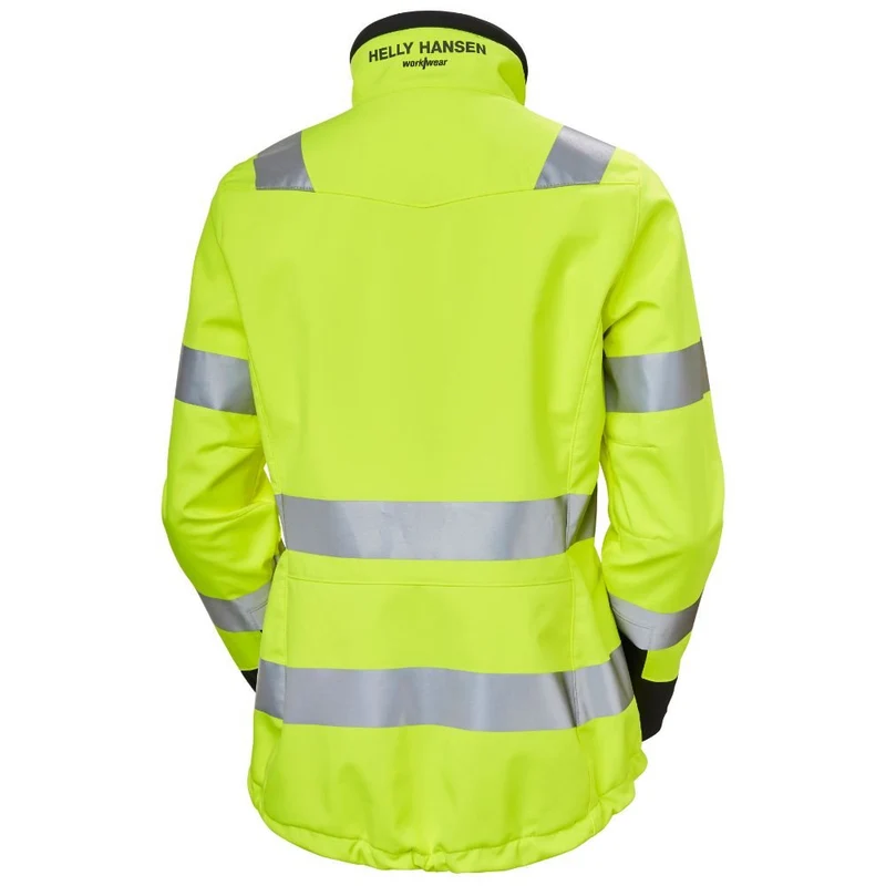 Helly Hansen Women Luna Hi Vis Softshell Jacket 74098