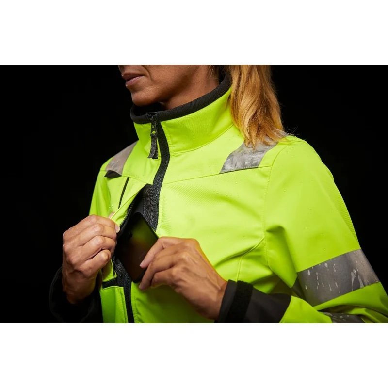 Helly Hansen Women Luna Hi Vis Softshell Jacket 74098
