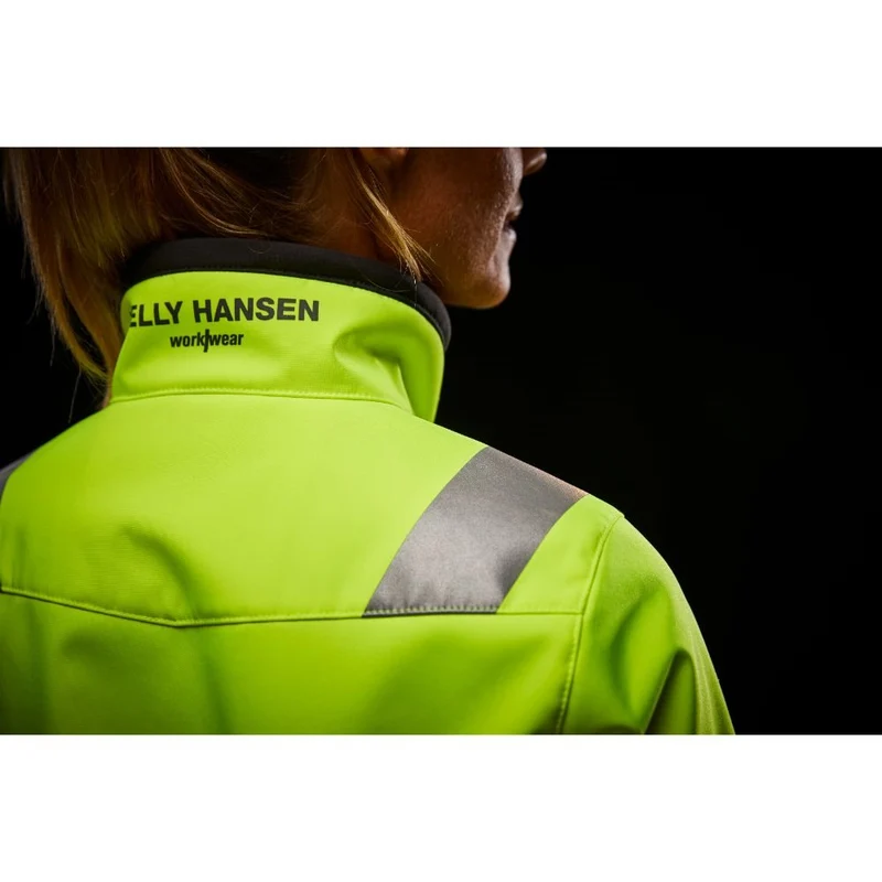 Helly Hansen Women Luna Hi Vis Softshell Jacket 74098