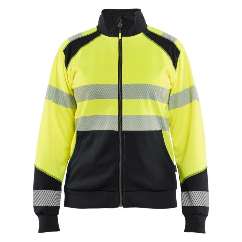 Blaklader Dames sweatshirt met rits High Vis 3508-2528