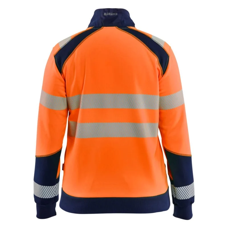 Blaklader Dames sweatshirt met rits High Vis 3508-2528