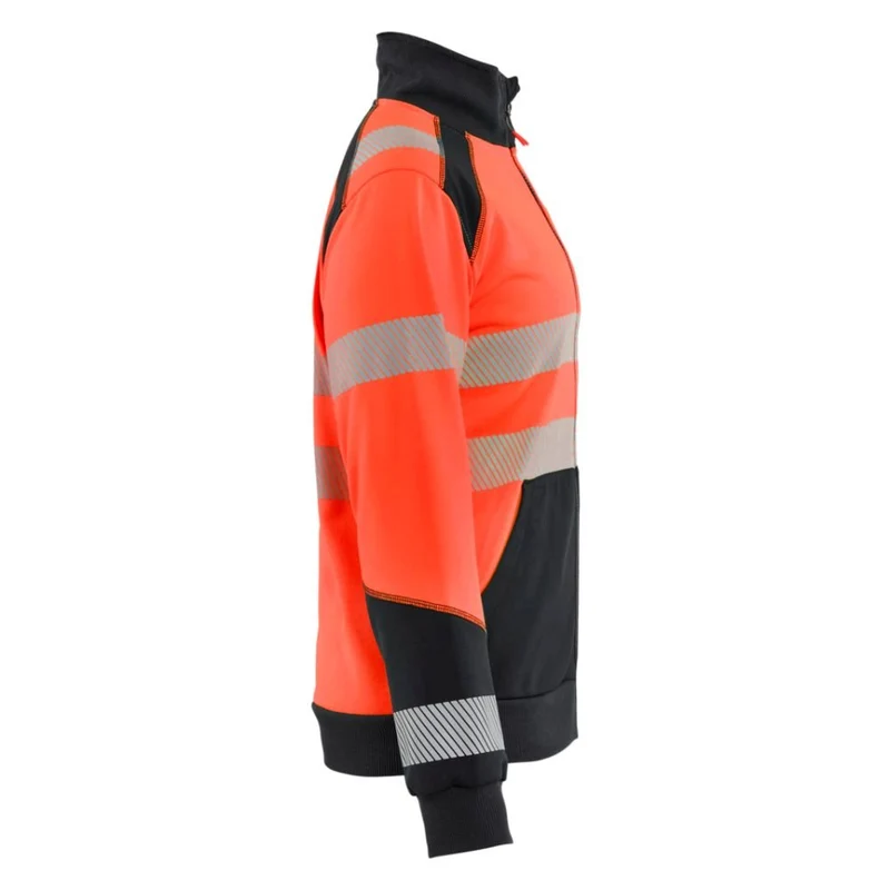 Blaklader Dames sweatshirt met rits High Vis 3508-2528