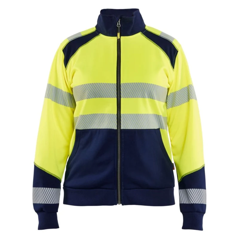 Blaklader Dames sweatshirt met rits High Vis 3508-2528