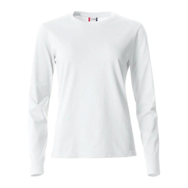 Clique Basic-T Bodyfit T-Shirt Lange Mouw Dames 029034