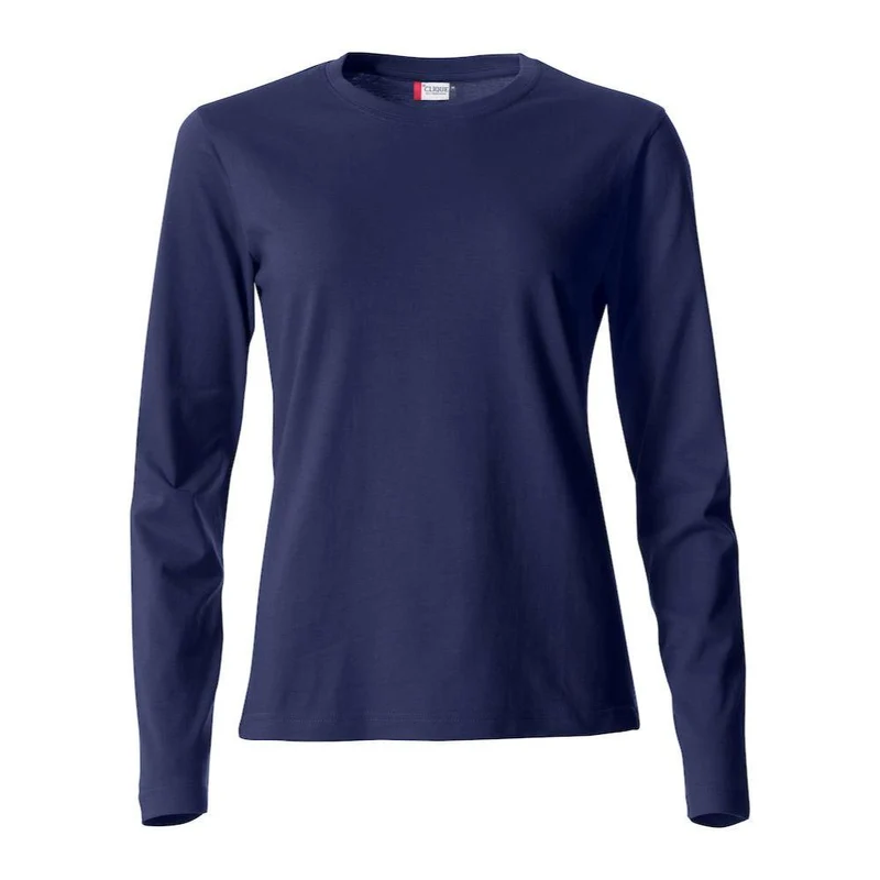 Clique Basic-T Bodyfit T-Shirt Lange Mouw Dames 029034