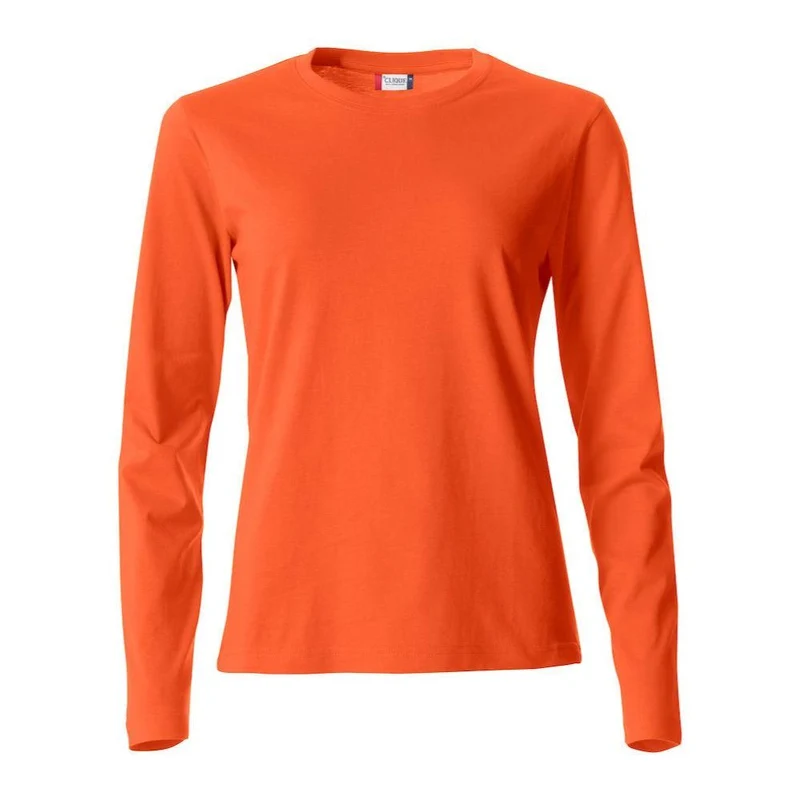 Clique Basic-T Bodyfit T-Shirt Lange Mouw Dames 029034