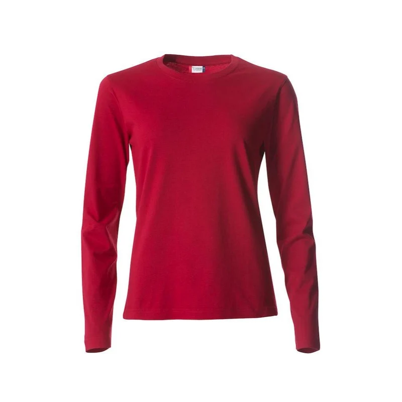 Clique Basic-T Bodyfit T-Shirt Lange Mouw Dames 029034