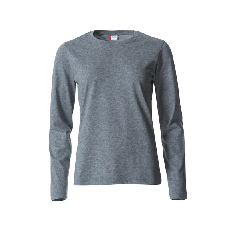 Clique Basic-T Bodyfit T-Shirt Lange Mouw Dames 029034