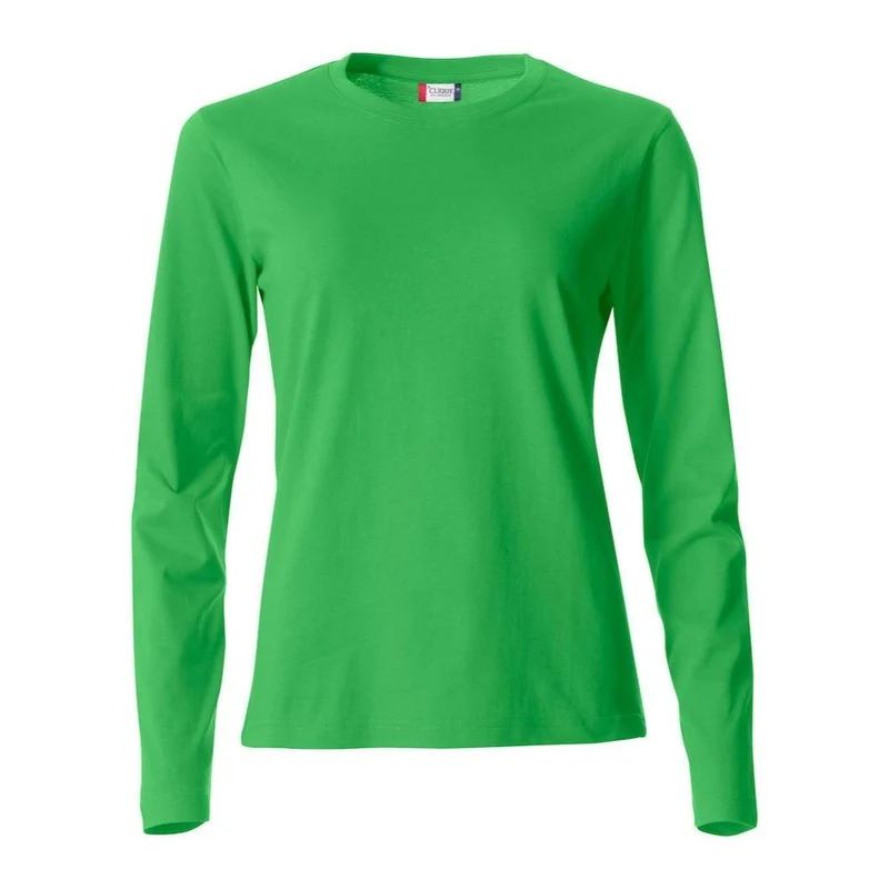 Clique Basic-T Bodyfit T-Shirt Lange Mouw Dames 029034