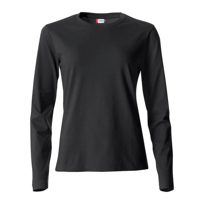 Clique Basic-T Bodyfit T-Shirt Lange Mouw Dames 029034