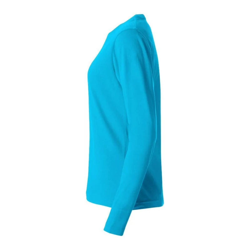 Clique Basic-T Bodyfit T-Shirt Lange Mouw Dames 029034