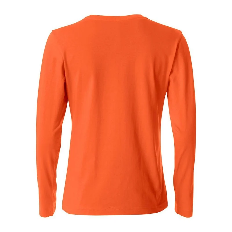 Clique Basic-T Bodyfit T-Shirt Lange Mouw Dames 029034