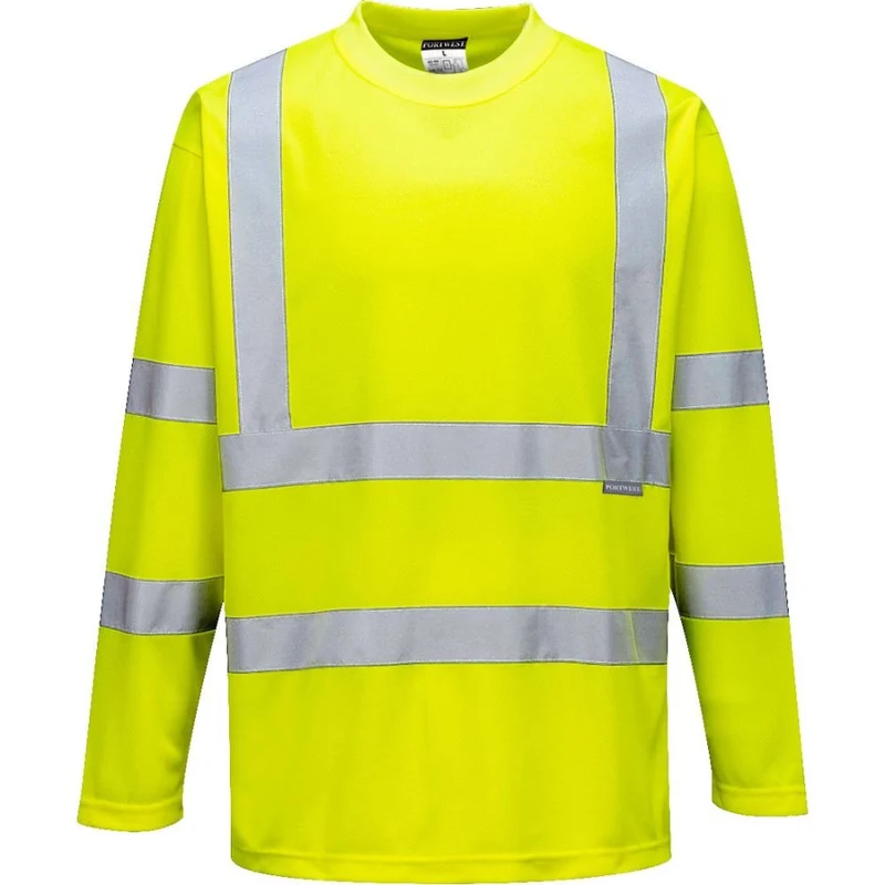 Portwest Hi-Vis T-Shirt Lange Mouw CL.3 S178