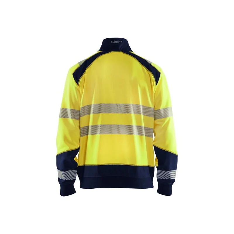 Blaklader Sweatshirt Half Zip High Vis 3556-2528