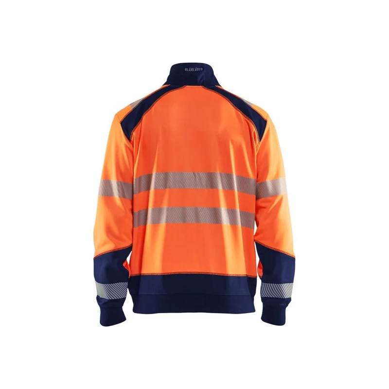 Blaklader Sweatshirt Half Zip High Vis 3556-2528