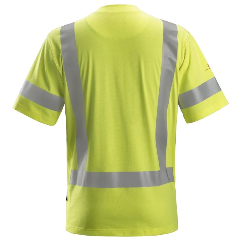 Snickers ProtecWork T-shirt Korte Mouwen High-Vis KL3 2562