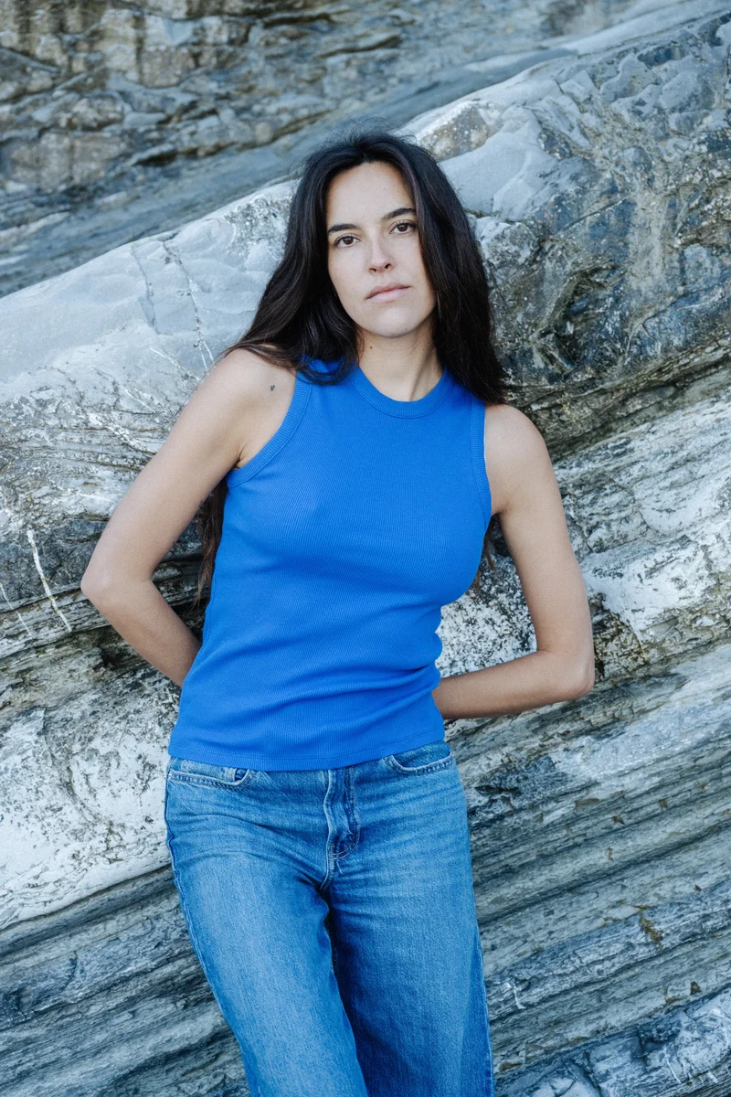 Top Alva Blau