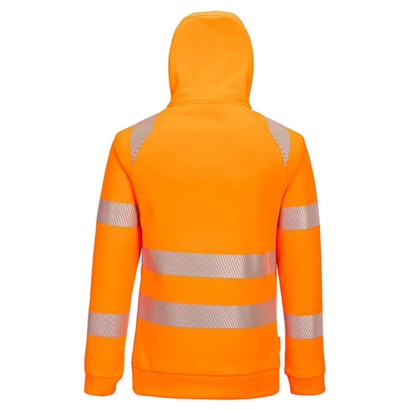 Portwest DX4 Hi-Vis 1/4 Zip Hoodie DX482