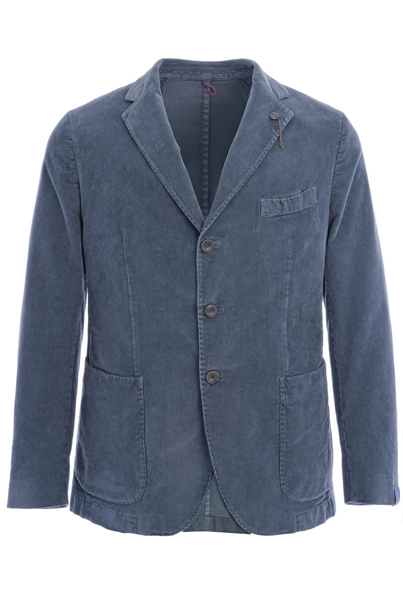 Cordsakko Washed Blue