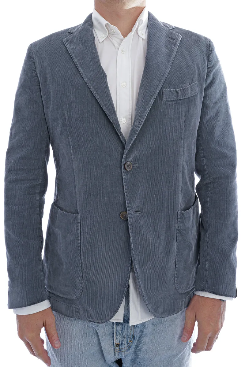 Cordsakko Washed Blue