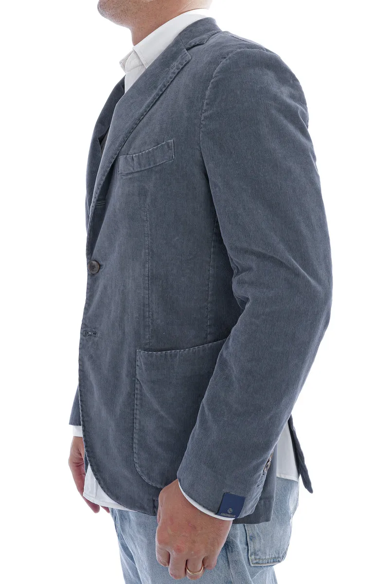 Cordsakko Washed Blue
