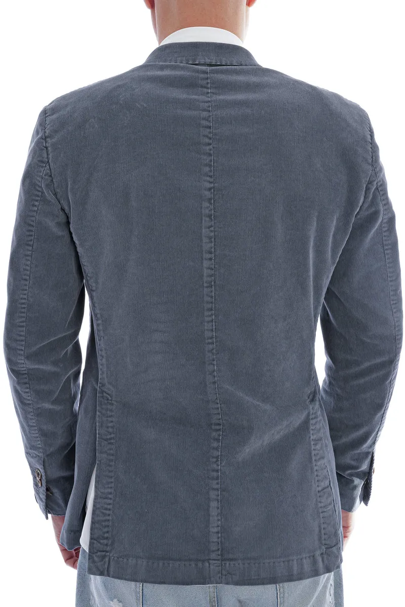 Cordsakko Washed Blue