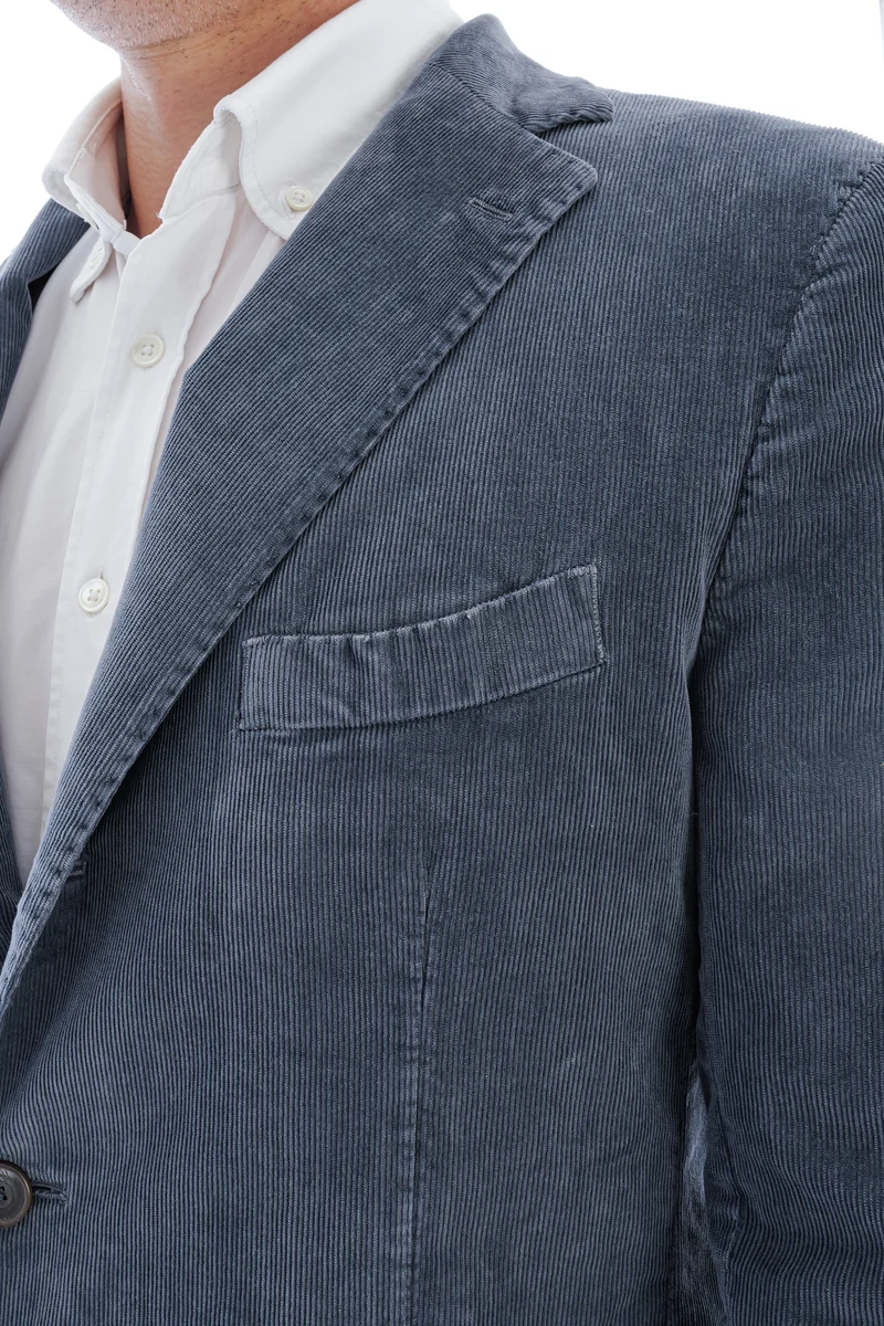 Cordsakko Washed Blue