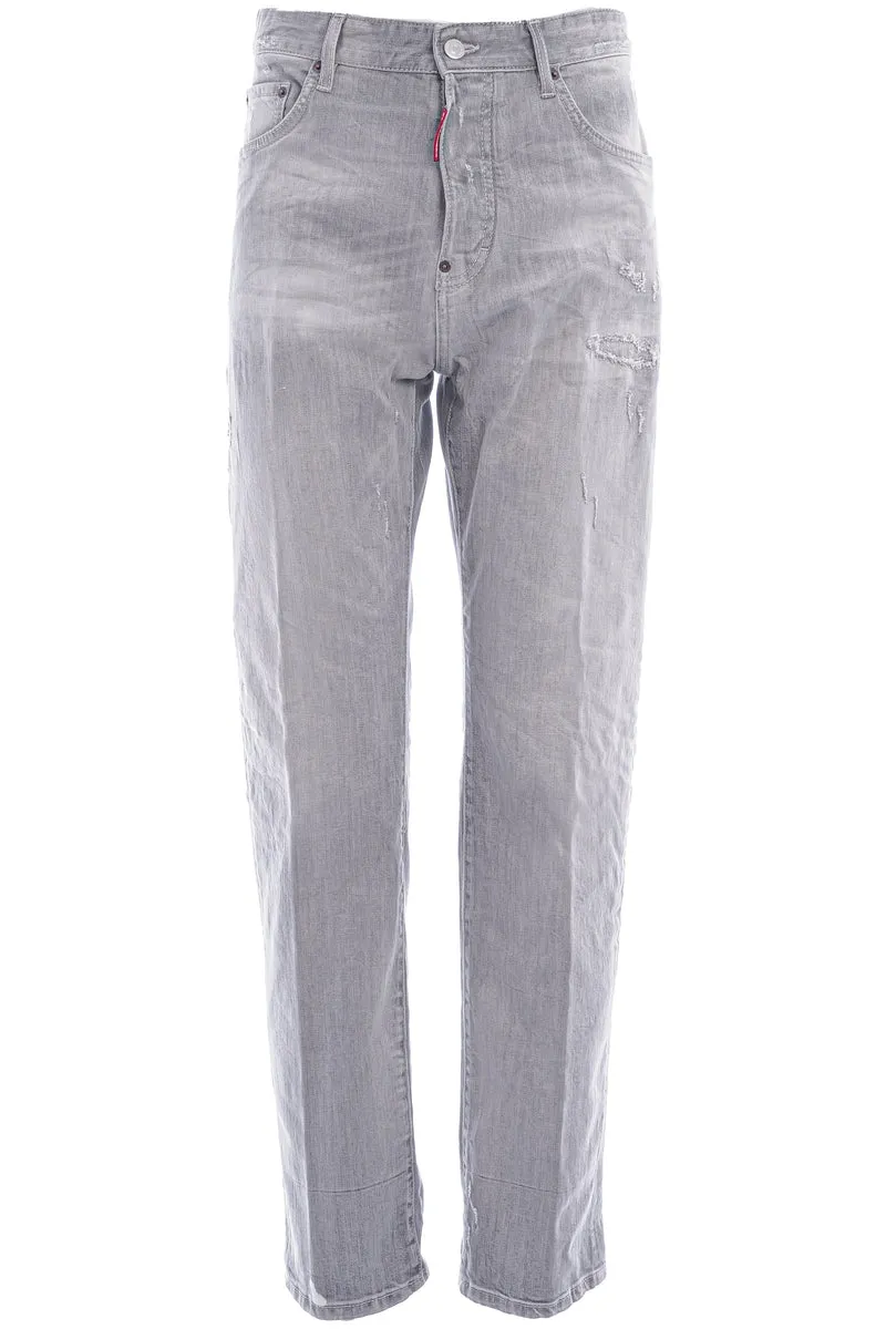 Straight Jeans '642' Grau