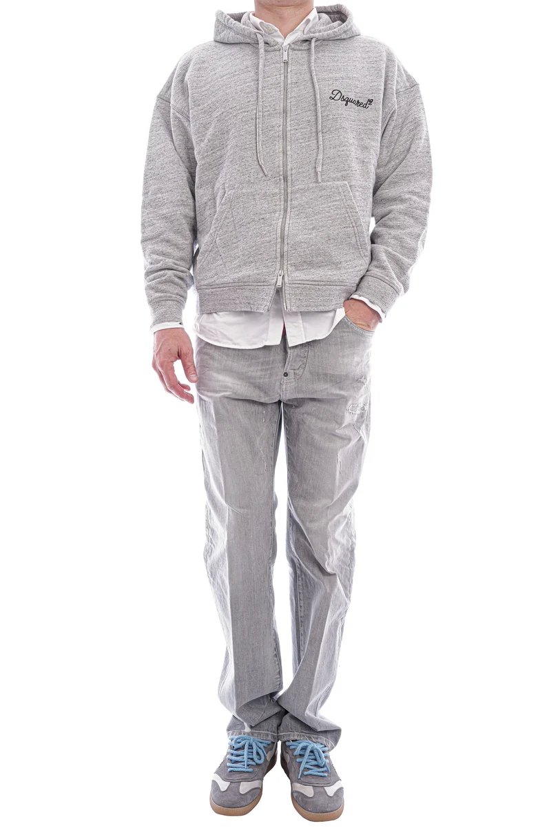 Straight Jeans '642' Grau