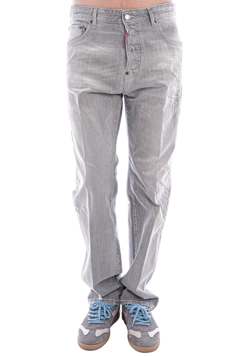 Straight Jeans '642' Grau