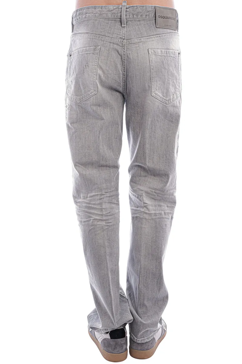 Straight Jeans '642' Grau