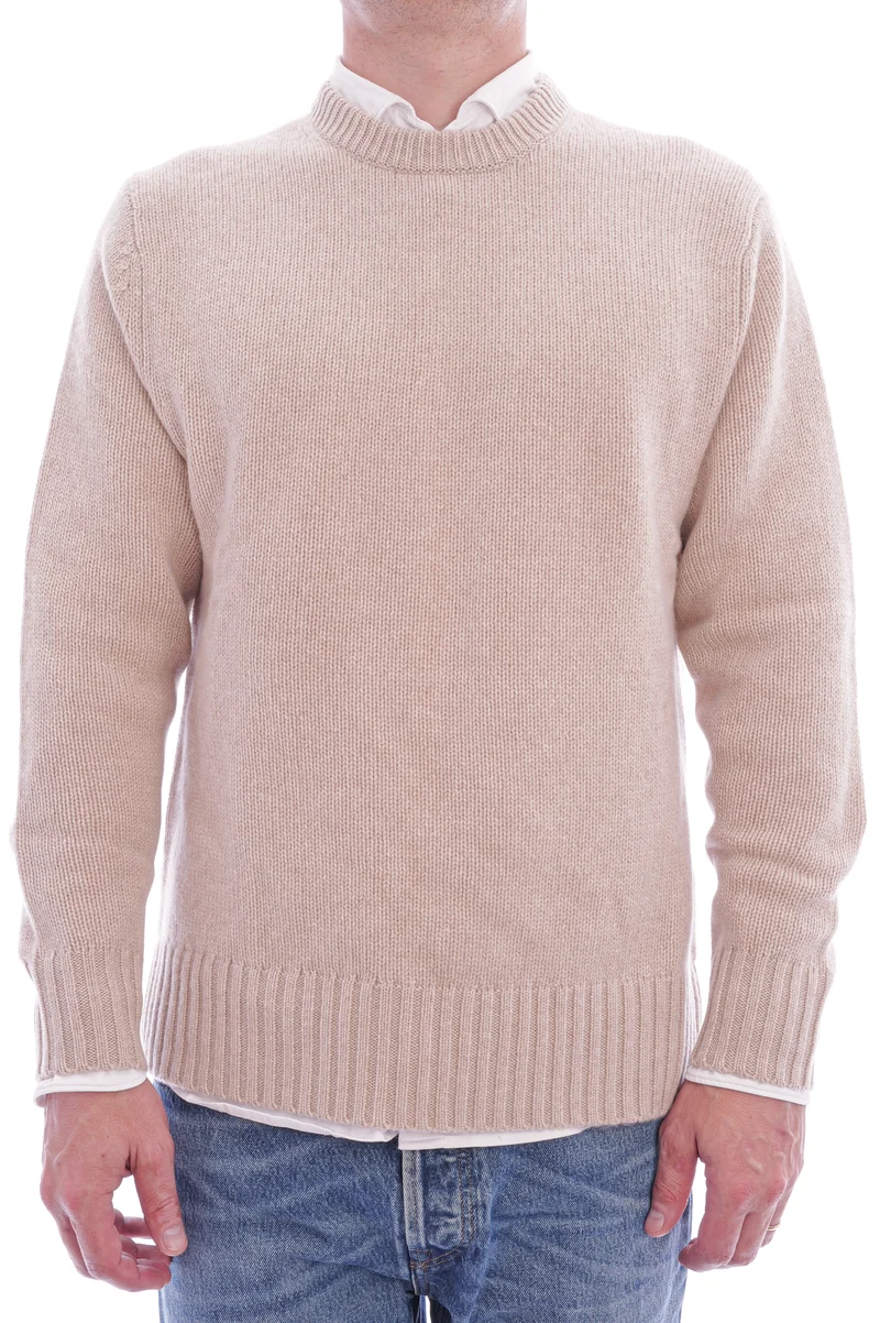 Kaschmirpullover Meliert Rehbraun