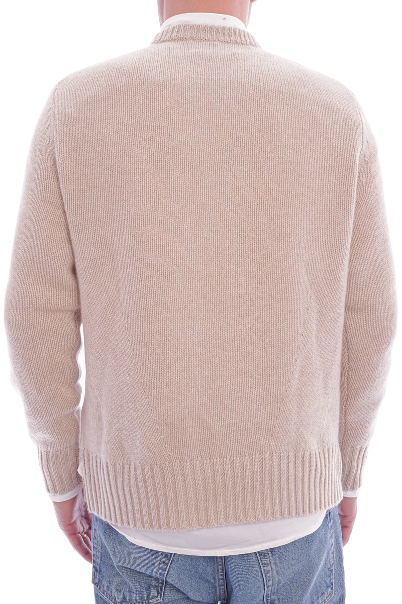 Kaschmirpullover Meliert Rehbraun