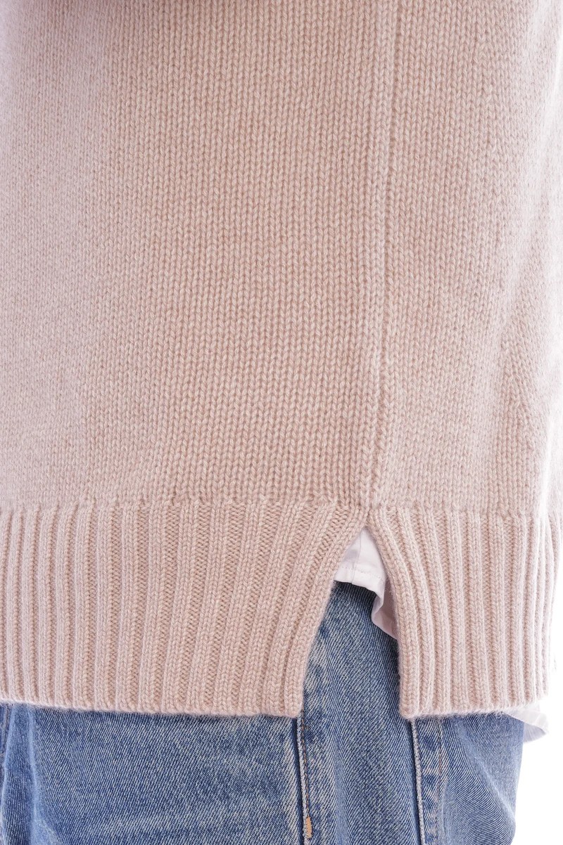 Kaschmirpullover Meliert Rehbraun