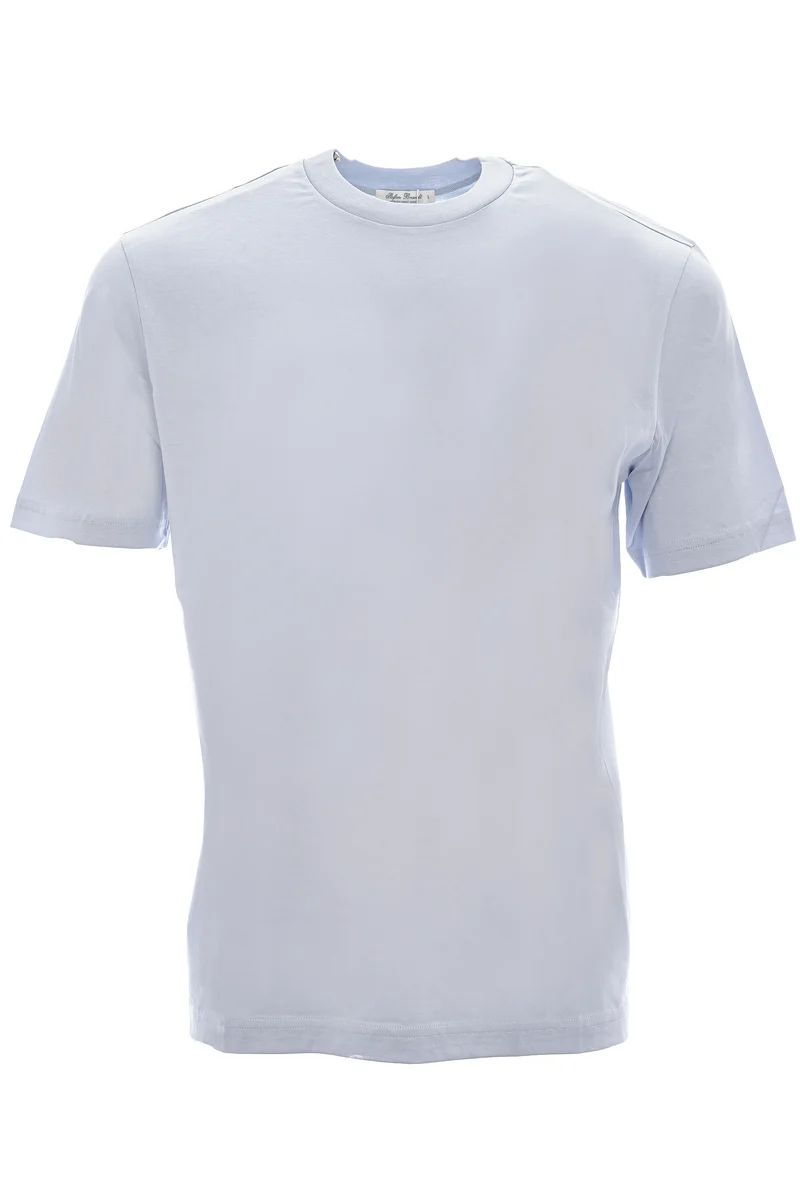 T-Shirt 'Eli Super 60' Hellblau