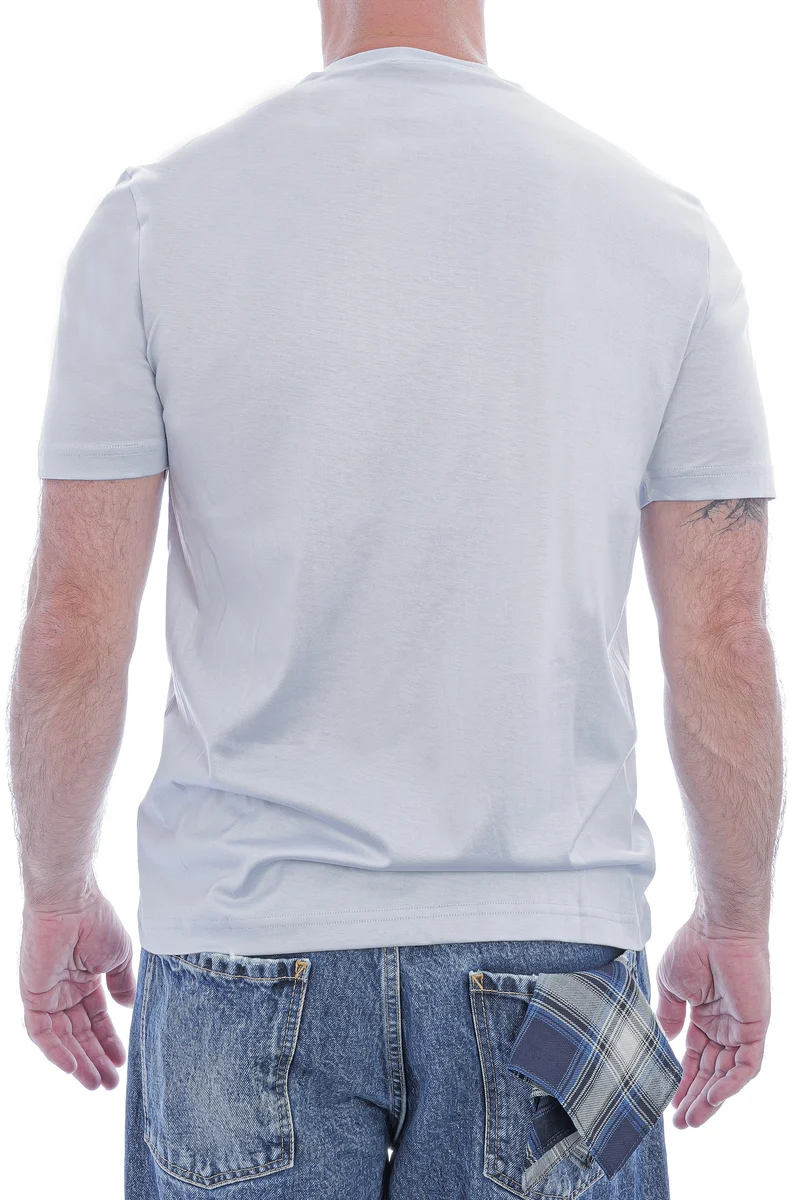 T-Shirt 'Eli Super 60' Hellblau
