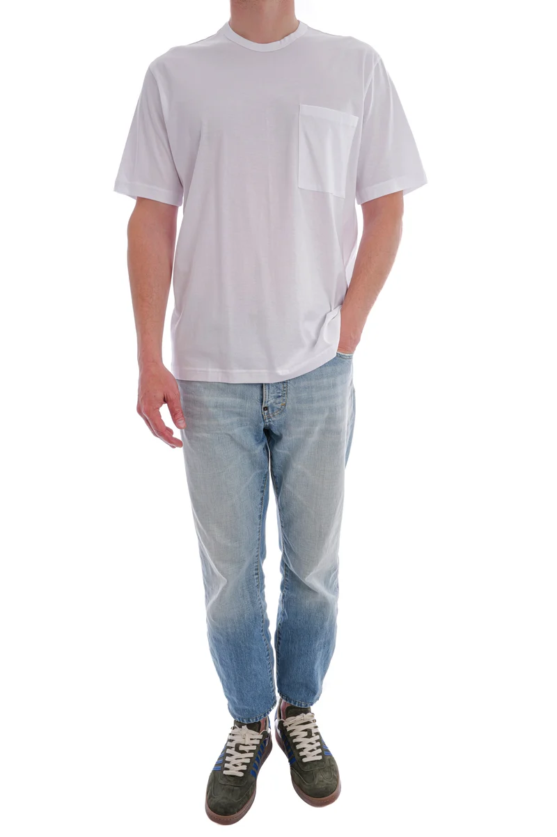 T-Shirt 'Eneas Boxy Super 60' Weiß
