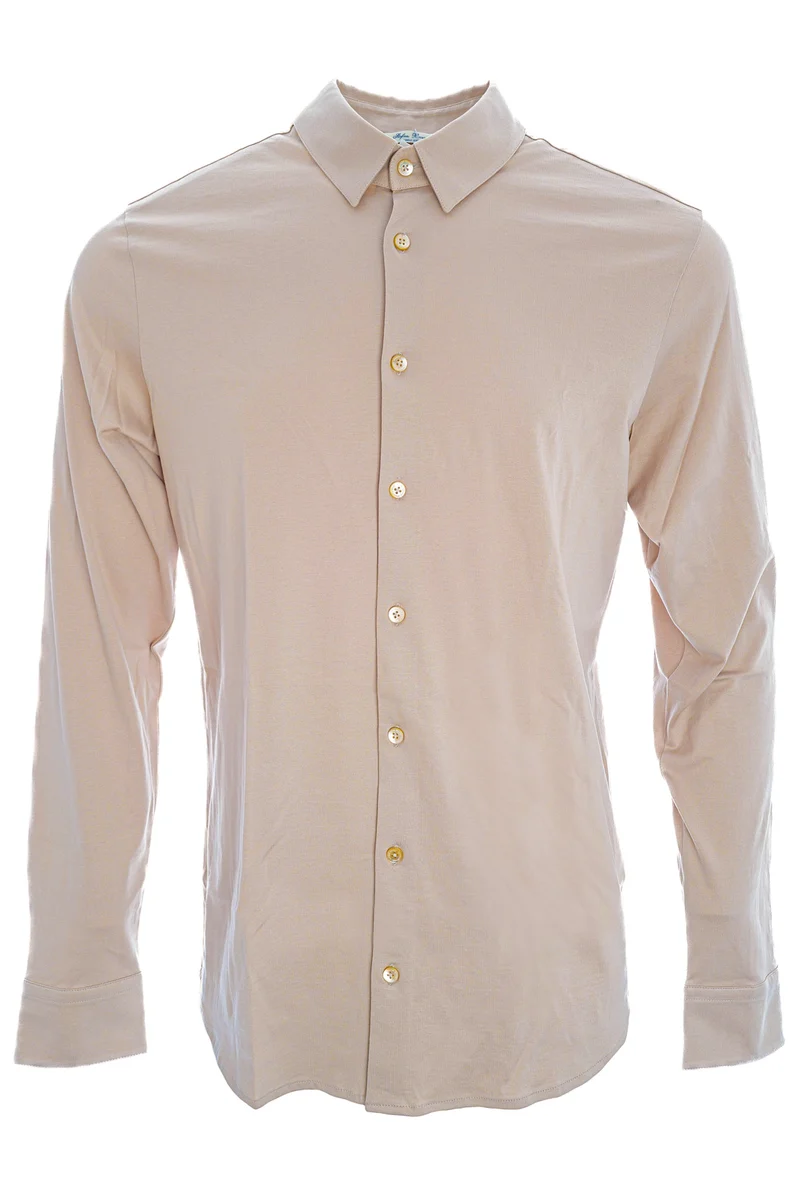 Baumwollhemd 'Otis La 30' Steinbeige