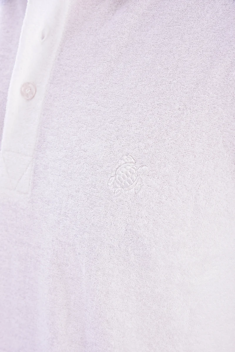 Frottee-Poloshirt 'Phoenix' Weiß