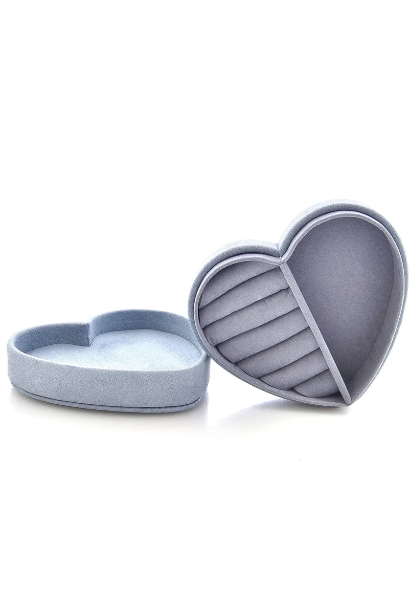 Schmuckbox Mini-Herz Puderblau